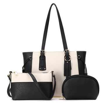 JOSEKO Women Lightweight Canvas Shoulder Bag Black Large Size Hobo Crossbody Handbag Casual Tote Shopping Travel Bag 